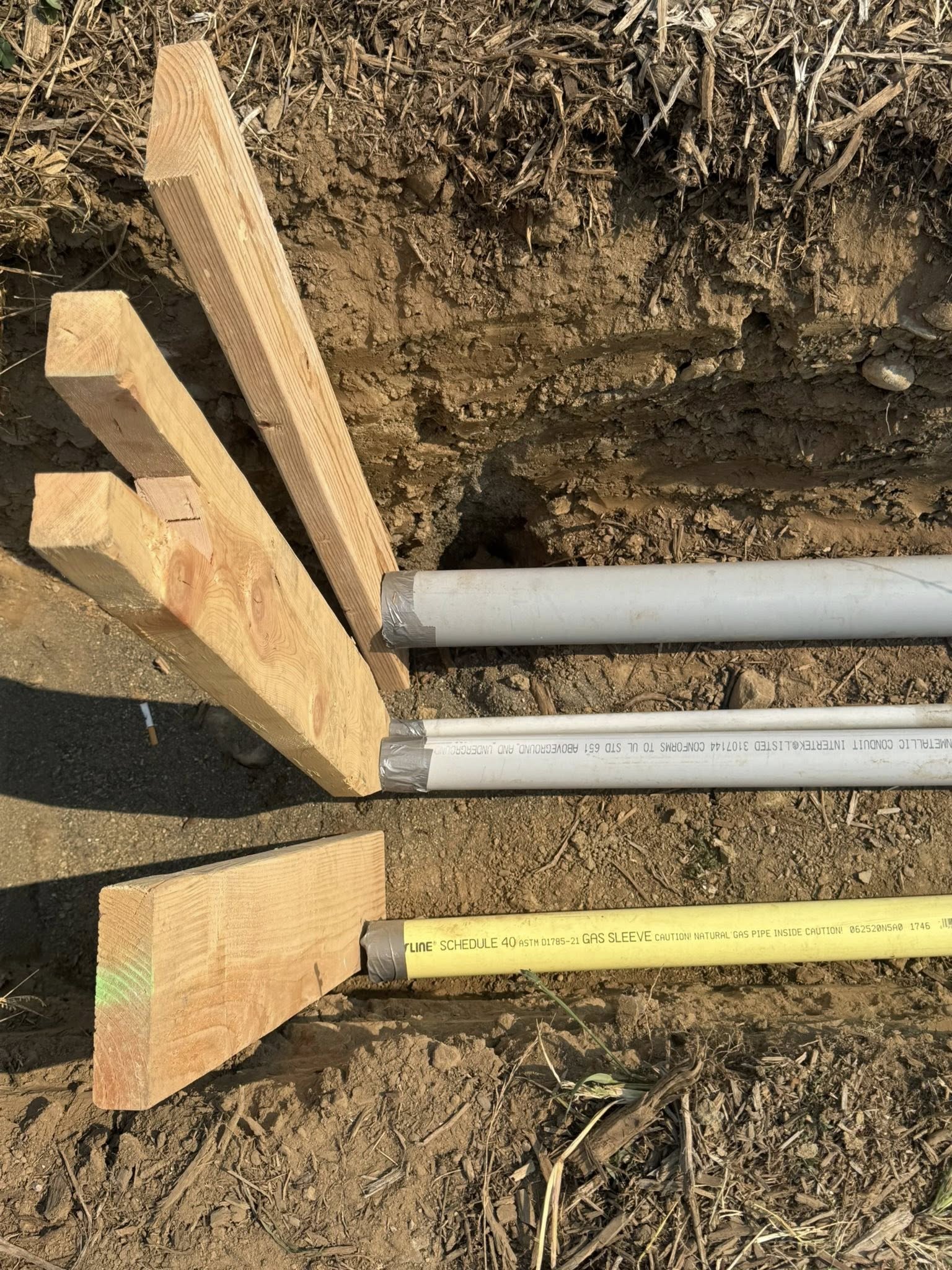 Underground utility work